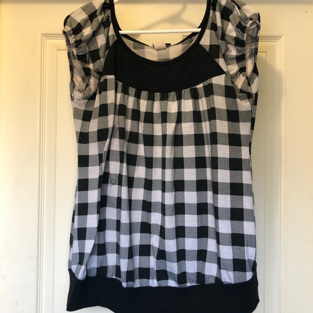 Checkered blouse